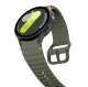 Tech-Protect Samsung Galaxy Watch 4 / 5 / 6 / 7 / FE Silicone Sport Strap, Green