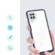 Hybrid Armor Clear 3 in 1 vāciņš Samsung Galaxy A22 4G tālrunim, zils