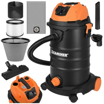 Промышленный пылесос KAMINER MWD245S, 30 л, 1400 Вт
