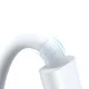 Joyroom S-IW007 trīs vienā USB-A magnētiskais lādētājs un Lightning kabelis 1.2m, balts