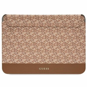 Чехол для ноутбука Guess GCube Stripes 14", коричневый