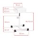 Activeshop Bell Pedicure Footrest White