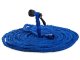 Expandable Garden Hose with Spray Gun, 20-60m, Blue