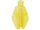 Pocket Rain Poncho with Hood 130 x 125 cm, Yellow