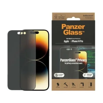 Закаленное стекло PanzerGlass Ultra-Wide Fit с антибактериальным покрытием...