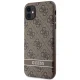 Чехол Guess для iPhone 11 / XR 4G Stripe, коричневый