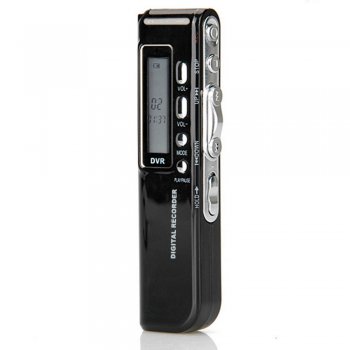 R10 Portable 8GB LCD Digital Voice Recorder USB Flash Drive MP3 Player, Black | Digitāls Balss Ierakstītājs Diktofons