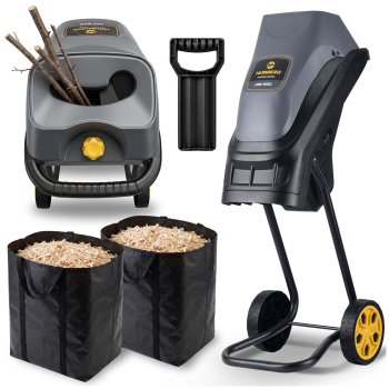 Электрический садовый измельчитель веток Humberg Hm-650 2500W + 2 мешка 45л