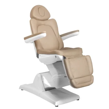 Azzurro 870 elektrisks kosmetoloģiskais krēsls ar 3 motoriem, Cappuccino