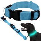 Adjustable LED Dog Collar, Light Up Pet Safety Collar, 59 cm, Blue