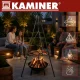 Садовый гриль-тренога с костровой чашей Kaminer 167x58 см