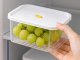 Airtight Food Storage Container with Lid, 1000ml, White