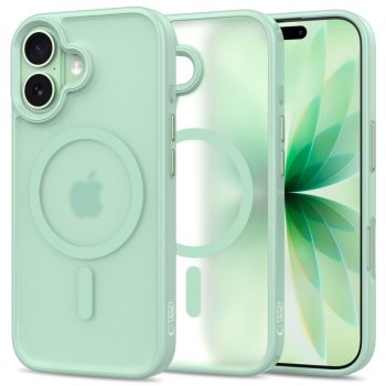 Tech-Protect MagMat MagSafe Phone Case Cover iPhone 17 - Transparent Green