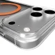 Чехол Puro Lite Mag для iPhone 17 Pro, прозрачный с оранжевым кольцом