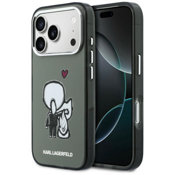Karl Lagerfeld Karl & Choupette Back MagSafe Phone Case Cover iPhone 17 Pro - Black