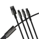 Baseus Tungsten 3in1 Data Charging Cable USB Type C / Apple iPhone Lightning / Micro USB, 3.5A, 1.5m | Провод...