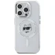 Karl Lagerfeld iPhone 15 Pro Max vāciņš IML Metal Choupette Head MagSafe, balts