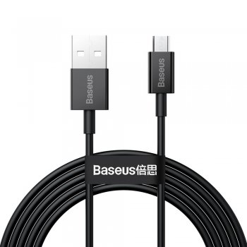 Baseus Superior Series Micro USB Data Charging Cable QC3.0, 2A, 2m, Black | Провод для Зарядки...