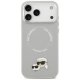 Karl Lagerfeld Karl & Choupette Pins MagSafe vāciņš iPhone 17 Pro Max - pelēks | Phone Case Cover