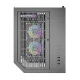 Darkflash FT350 datora korpuss ar 5 aRGB ventilatoriem, melns