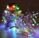 Ziemassvētku Virtene 100 LED Lampiņas Gaismas uz Baterijām, Daudzkrāsaina | Battery Operated String Christmas Fairy...