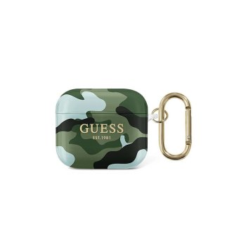 Guess AirPods 3 Case Camo Collection, Green/Khaki