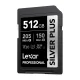 SDXC atmiņas karte Lexar Professional SILVER PLUS 512GB (LSDSIPL512G-BNNNG)