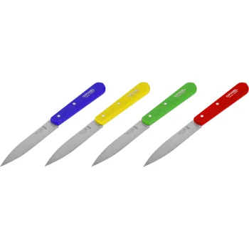 Opinel No. 112 Paring Knife Set, 4 pcs., Coloured