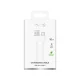 Puro TPE USB-A uz USB-C kabelis 10W 3m, balts