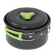 Ceļojumu, pārgājienu, kempinga trauku komplekts | Travel Hiking Camping Cookware Set