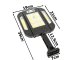 LED Solar Lamp with Motion and Dusk Sensor, 136 LED, Remote Control