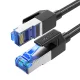 Ugreen NW153 Ethernet RJ45 Cat8 кабель с медным сердечником 1,5м - Черный