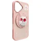 Nimmy Glasses Cool Cat MagSafe vāciņš Apple iPhone 16, Rozā