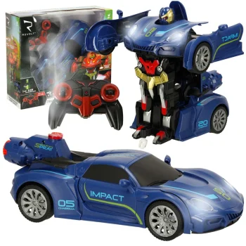 Радиоуправляемая машинка-трансформер Revolt Robot Racer, синяя