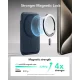 ESR Classic RFID MagSafe viedtālruņa maciņš kartēm, tumši zils