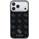 Guess Peony 4G Small Logo MagSafe vāciņš priekš iPhone 17 Pro Max / 18 Pro Max, melns
