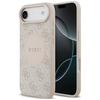 Guess 4G Circle Classic Logo MagSafe vāciņš iPhone Air - Rozā