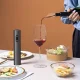 Электрический штопор для вина с аксессуарами, черный