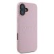 Guess Grained Gold Ring MagSafe vāciņš Apple iPhone 16 Plus - Rozā
