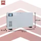 Elektriskais konvektora sildītājs Kaminer Ziflo 2300W ar WiFi, balts