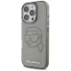 Чехол Karl Lagerfeld IML Rhinestones Karl Head для iPhone 16 Pro, Черный