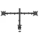 Maclean MC-754N galda stiprinājums 2 monitoriem, 17-32\", VESA, melns