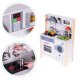 Ecotoys TL403005 koka spēļu virtuve bērniem ar LED un skaņu (PRECE AR DEFEKTU)