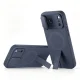 Tech-Protect Kevlar Aura MagSafe vāciņš priekš iPhone 17 Pro / 18 Pro ar statīvu, tumši zils