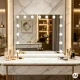 ModernHome LED kosmētikas spogulis grimam 58x48.5 cm, 15 spuldzes