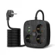 Сетевой удлинитель Tech-Protect PCS3X4, 3 розетки, 2xUSB-A, 2xUSB-C 200 см, черный