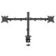Maclean MC-754N Desk Mount for 2 Monitors, 17-32\", VESA, Black
