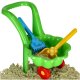 Детская тележка-каталка, тачка, контейнер, Зелёный | Kids Wheelbarrow