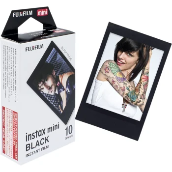 Фотобумага Fujifilm instax mini, черная рамка, 10 шт.