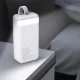 Wozinsky W8-W 30000mAh 30W Power Bank with 2x USB-A, USB-C and Flashlight - White